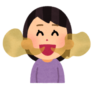 口臭の女性