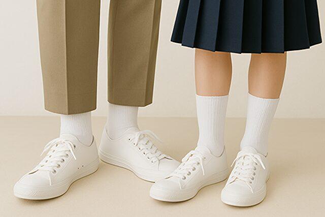 白い靴下が人気の理由と活用シーン