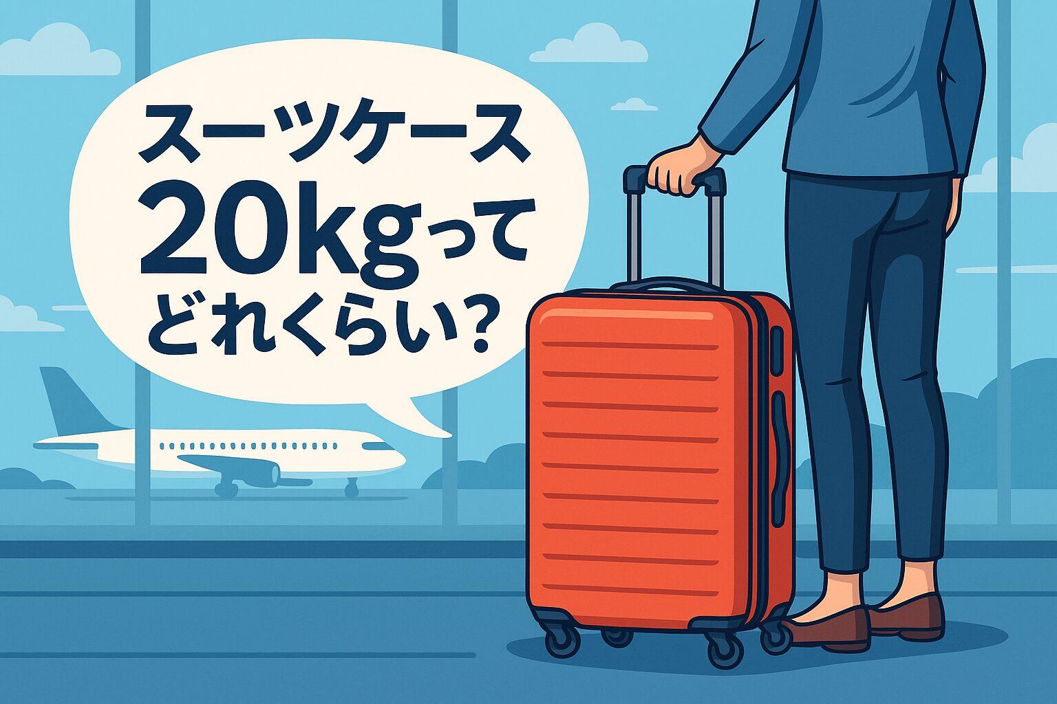 スーツケース20kgってどれくらい？失敗しない荷造りのコツ