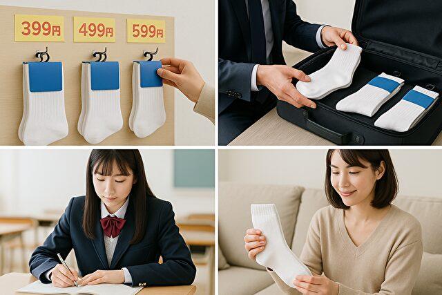 実際に使ってみた！ローソンの白靴下レビュー