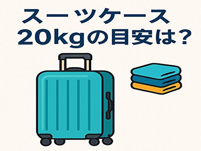  スーツケース20kgの目安とは？