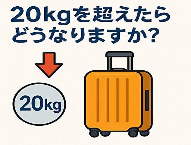  20kgを超えたらどうなりますか？